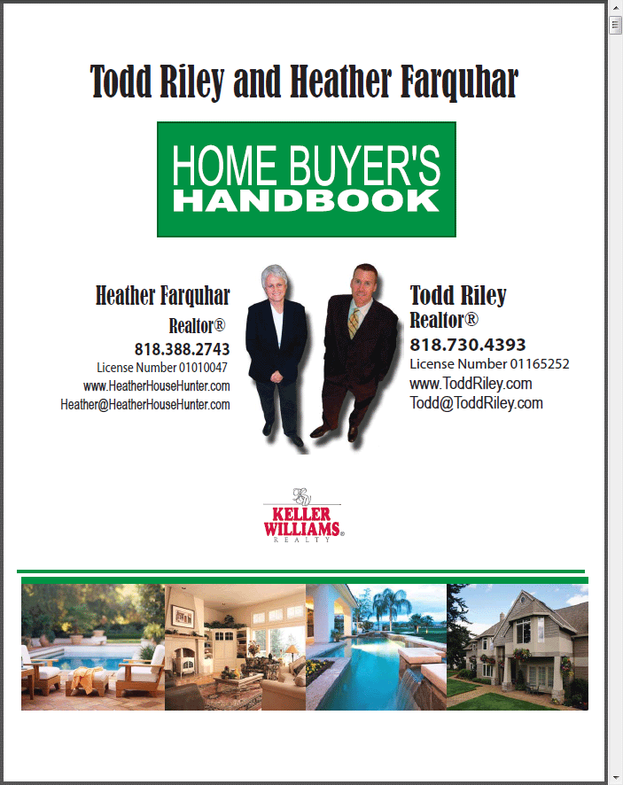Fryman Canyon First Time Buyers Handbook